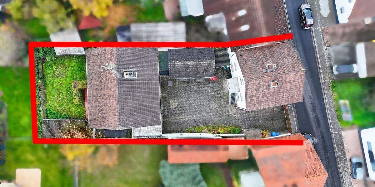 Zwei Wohnhäuser auf einem Grundstück in attraktiver Lage von Seligenstadt 1 zimmer