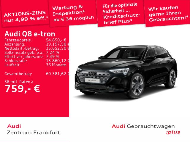 Audi Q8 e-tron 29.008 km 54.850 &euro; Frankfurt am Main 60326