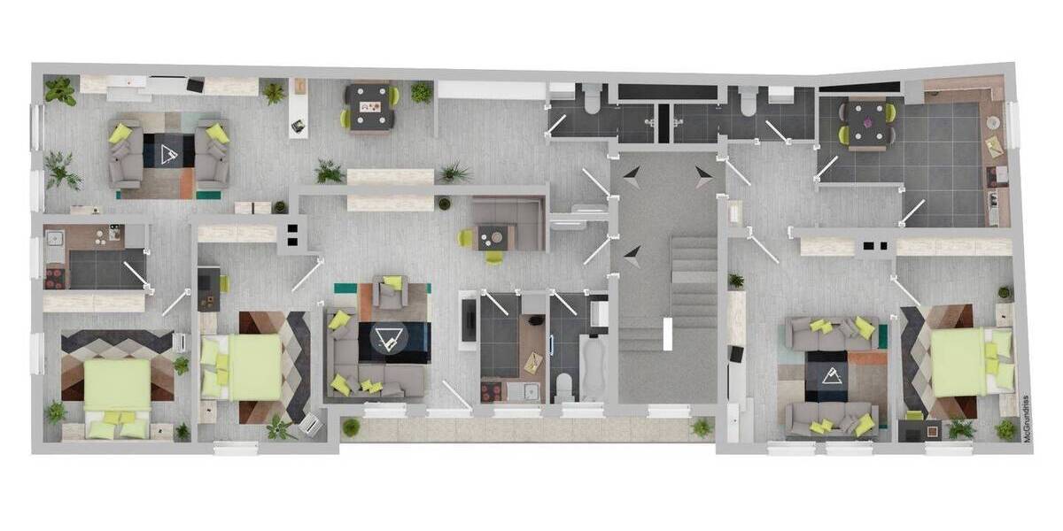 Mehrfamilienhaus, Wohnhaus Frankfurt am Main Sachsenhausen - 2 Zimmer, 492 m&sup2;, 2.349.000&euro; | Angebot:25690831