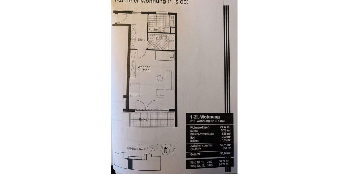!Provisionsfrei! Helle 1-Zimmer Wohnung mit Balkon in Frankfurt Bockenheim 1 zimmer