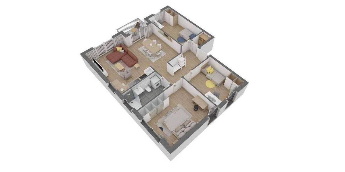 Etagenwohnung Offenbach am Main Bürgel - 4 Zimmer, 89 m&sup2;, 480.000&euro; | Angebot:26908459