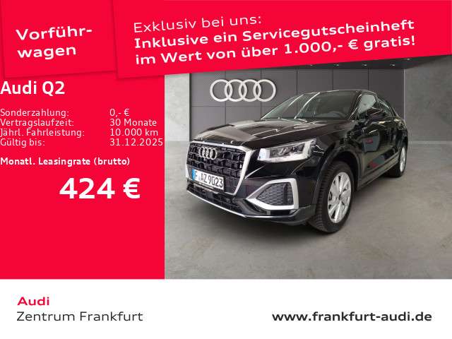 Audi Q2 11.900 km 30.381 € Frankfurt 60314