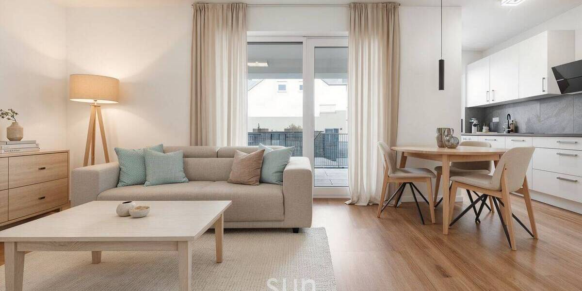 Etagenwohnung Frankfurt am Main Nied - 2 Zimmer, 57 m&sup2;, 385.000&euro; | Angebot:26643408