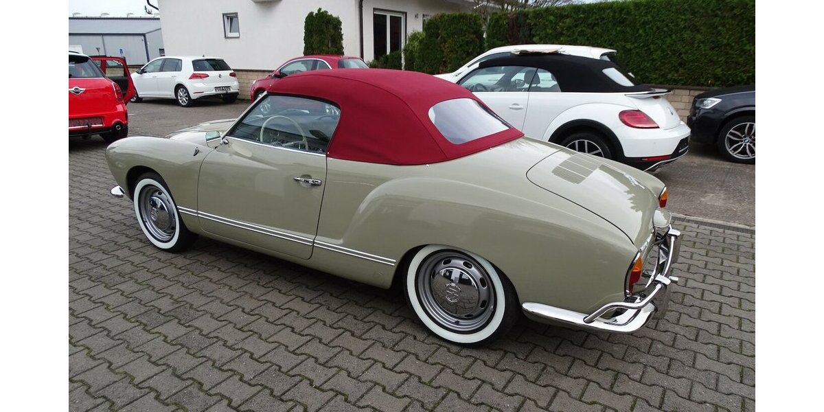 VW Karmann Ghia Cabrio vollständig restauriert 1.200 km 59.900 &euro; Rodgau 63110