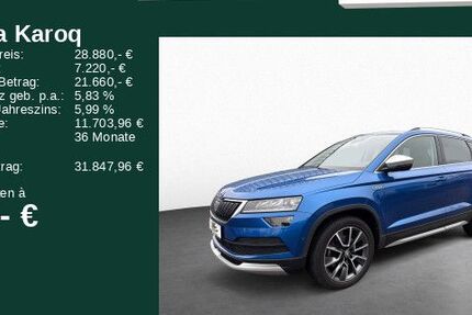 Skoda Karoq 60.100 km 28.880 &euro; Rödermark 63322