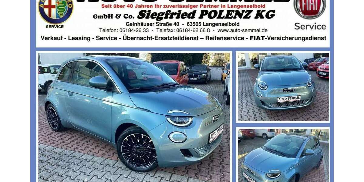 Fiat 500e 36.381 km 18.100 &euro; Langenselbold 63505