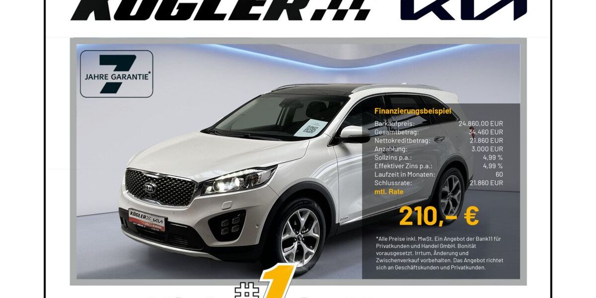 Kia Sorento 80.890 km 24.860 &euro; Rosbach | Frankfurt Nord 61191