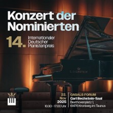 14. Int. Deutscher Pianistenpreis 22.11.2025 CASALS FORUM, Carl-Bechtein Saal