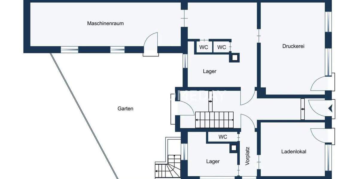Ladenflächen im beliebten Frankurter Gallus mit Renovierungspotential 5 zimmer