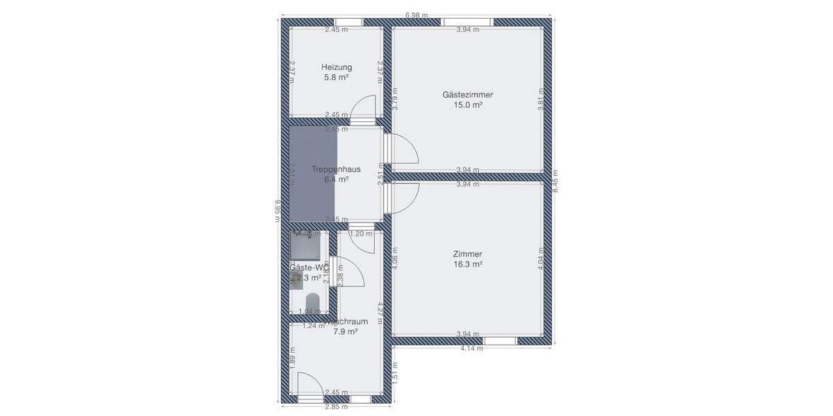 Reihenhaus Frankfurt am Main Nord-West - 4 Zimmer, 108 m&sup2;, 620.000&euro; | Angebot:26745774