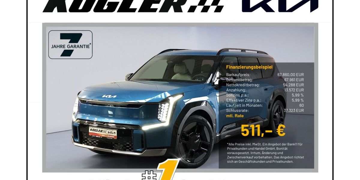 Kia EV9 22.500 km 65.860 &euro; Rosbach | Frankfurt Nord 61191