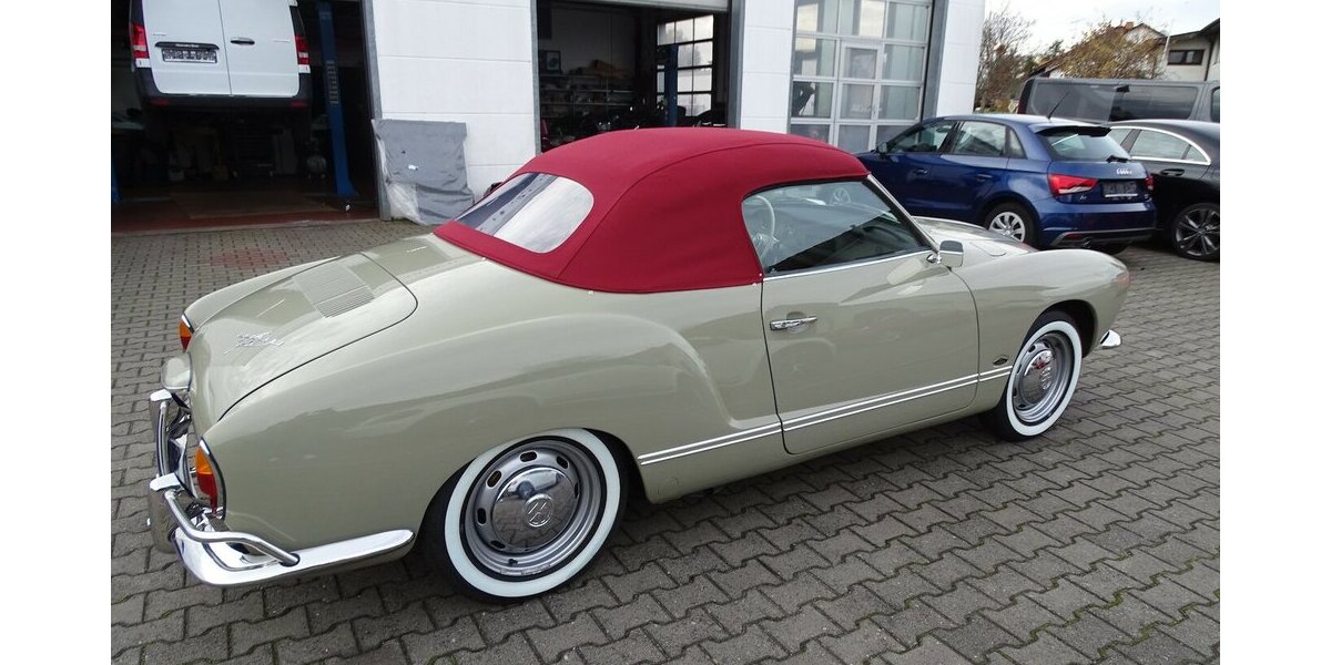 VW Karmann Ghia Cabrio vollständig restauriert 1.200 km 59.900 &euro; Rodgau 63110