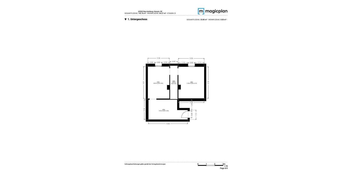 Doppelhaushälfte Neu-Isenburg Isenburg - 4 Zimmer, 63 m&sup2;, 434.900&euro; | Angebot:25822227