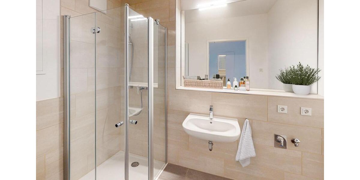 Möbliertes 1-Zimmer-Apartment mit Einbauküche und Balkon 1 zimmer