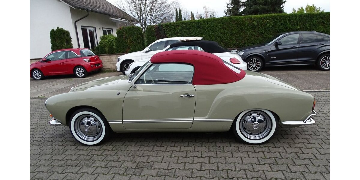 VW Karmann Ghia Cabrio vollständig restauriert 1.200 km 59.900 &euro; Rodgau 63110
