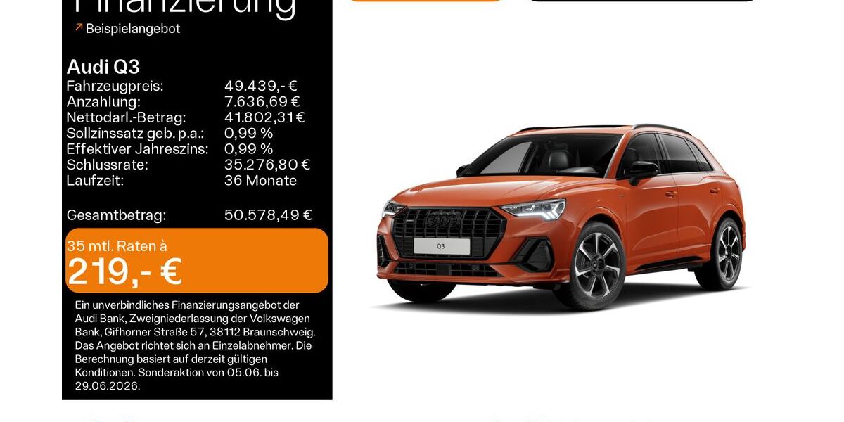 Audi Q3 1.900 km 47.449 &euro; Hanau 63452