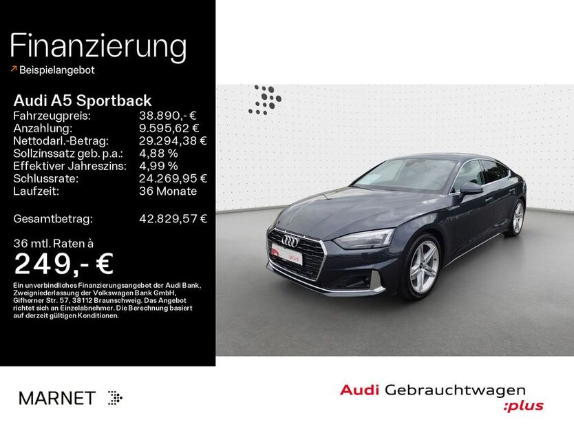 Audi A5 9.536 km 37.890 € Bad Nauheim 61231
