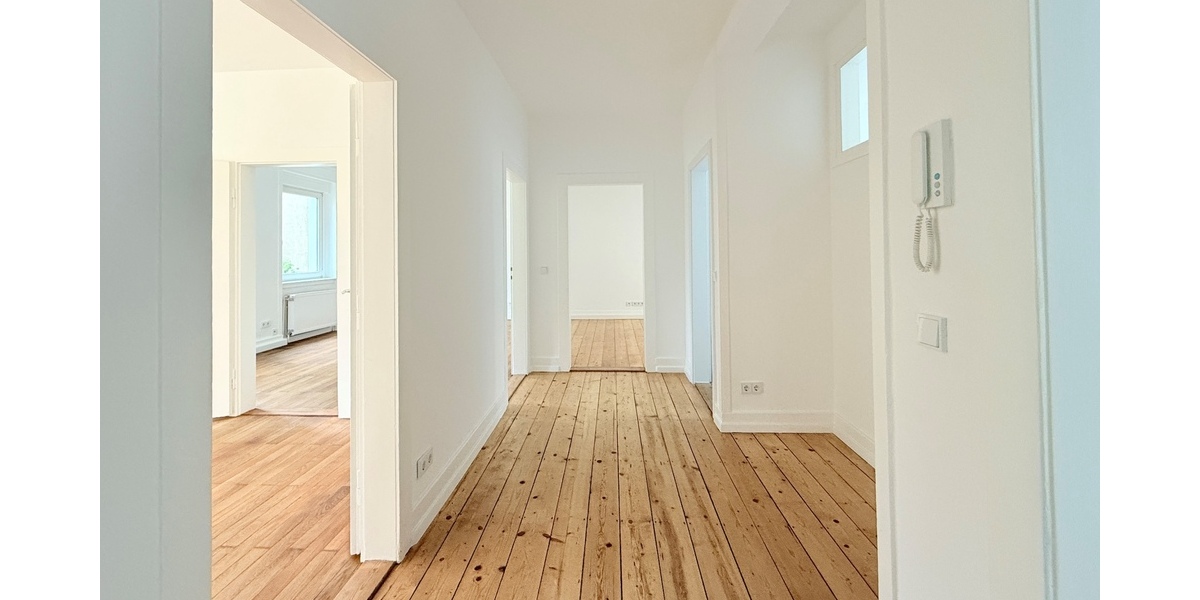 Sanierte Stilaltbauwohnung mit Terrasse und eigenem Garten in Mainnähe - Frankfurt-Griesheim 3 zimmer