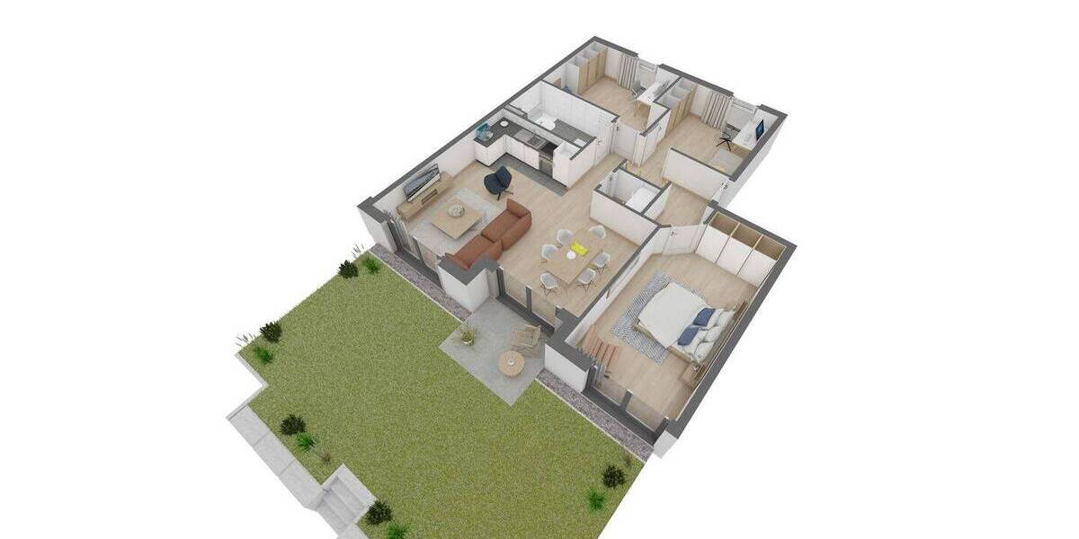 Etagenwohnung Offenbach am Main Bürgel - 4 Zimmer, 89 m&sup2;, 491.890&euro; | Angebot:26891448