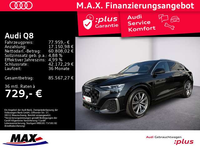 Audi Q8 22.900 km 77.959 € Offenbach 63071