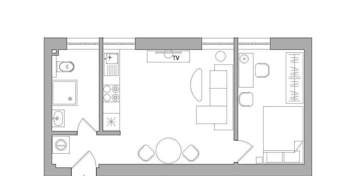 Etagenwohnung Frankfurt am Main Nordend-West - 2 Zimmer, 38 m&sup2;, 1.485&euro; | Angebot:25814244