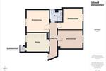 Etagenwohnung Frankfurt am Main West - 3 Zimmer, 58 m&sup2;, 870&euro; | Angebot:26536358