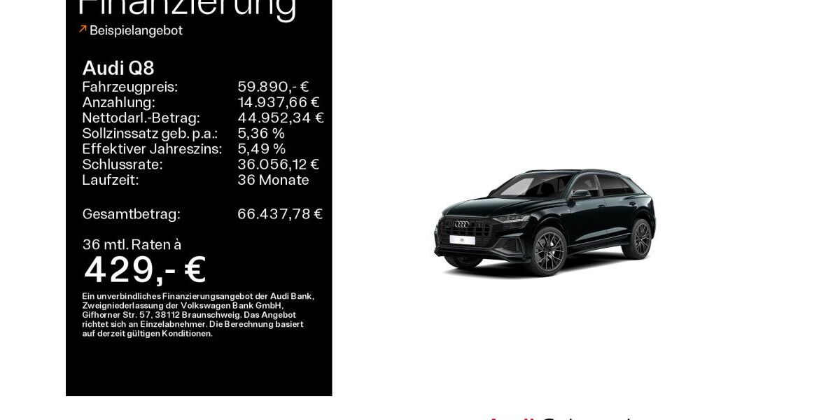 Audi Q8 32.914 km 57.890 &euro; Bad Nauheim 61231