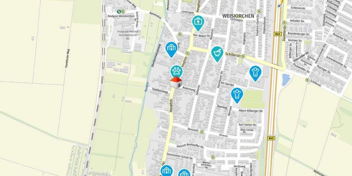 Rodgau: Modernisiertes EFH, 6 Zi., WP (heizkühl), Kamin, Hof, 11-kW Wallbox 6 zimmer