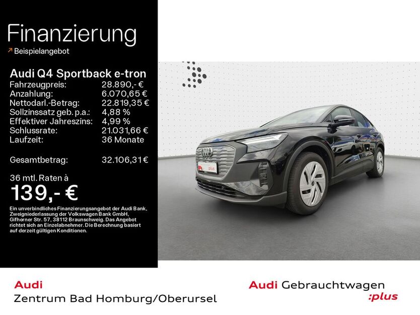 Audi Q4 e-tron 36.688 km 27.890 € Oberursel 61440
