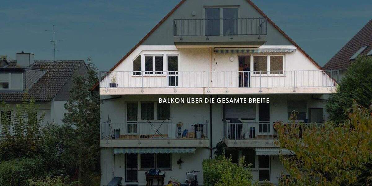 EXKLUSIVES STADTWOHNEN IM GRÜNEN - 4-Zimmer-DG-Wohnung mit Traumterrasse 4 zimmer