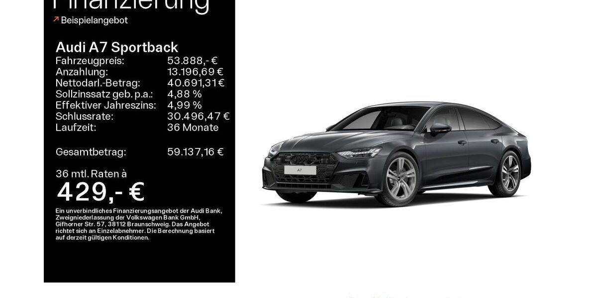 Audi A7 26.400 km 52.888 &euro; Mühlheim 63165