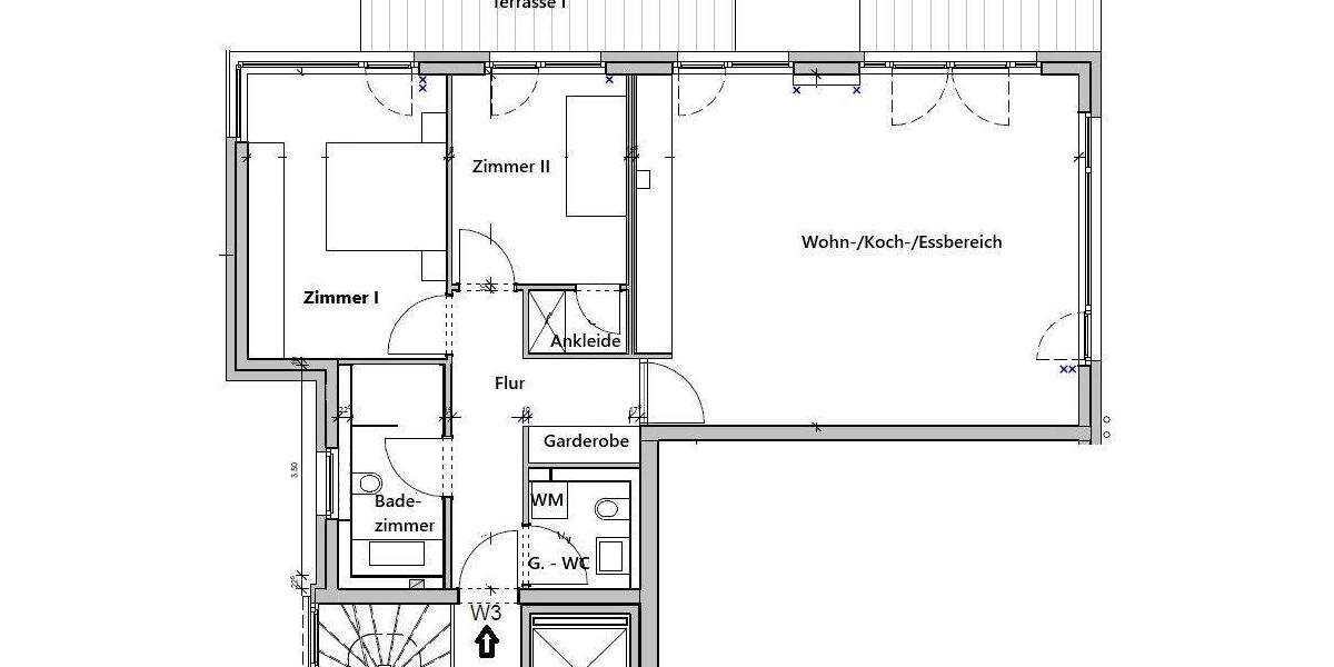 Etagenwohnung Offenbach am Main Buchrain - 3 Zimmer, 98 m&sup2;, 645.000&euro; | Angebot:24683158