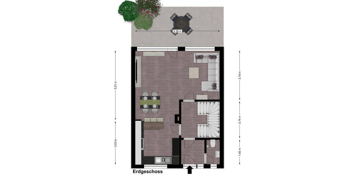Reihenendhaus Heusenstamm - 6 Zimmer, 132 m&sup2;, 585.000&euro; | Angebot:25937264