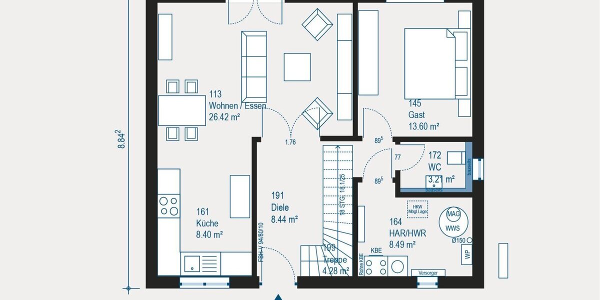 Ihr Familienhaus in Florstadt: Platz für alle Abenteuer - Einfamilienhaus Florstadt | Angebot:27346879