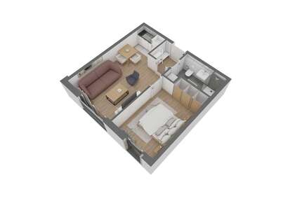 Wohnung Offenbach am Main Bürgel - 2 Zimmer, 35 m&sup2;, 220.810&euro; | Angebot:26835199