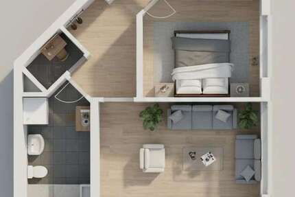 Wohnung Frankfurt Griesheim - 3 Zimmer, 79 m&sup2;, 1.100&euro; | Angebot:25563599