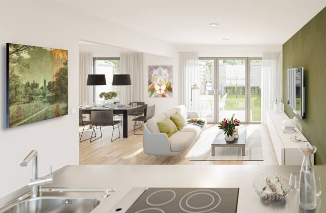 Reihenmittelhaus Frankfurt am Main Kalbach-Riedberg - 7 Zimmer, 150 m&sup2;, 1.534.800&euro; | Angebot:26556889