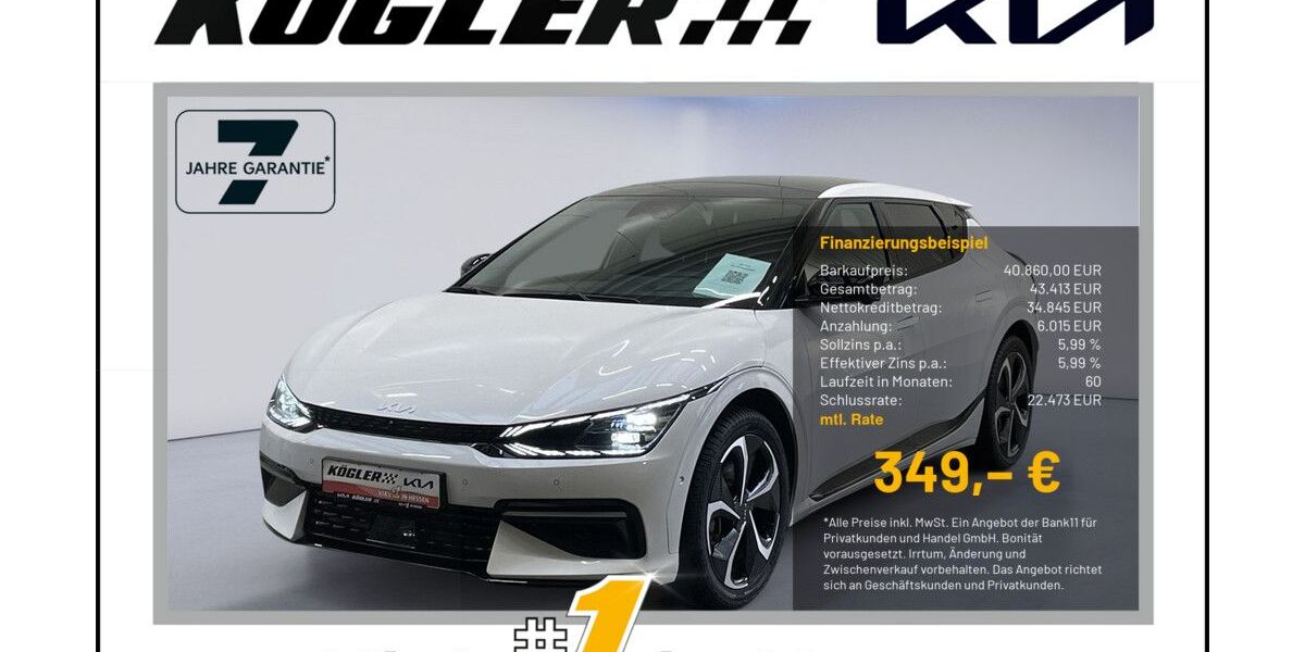 Kia EV6 29.490 km 40.860 &euro; Rosbach | Frankfurt Nord 61191