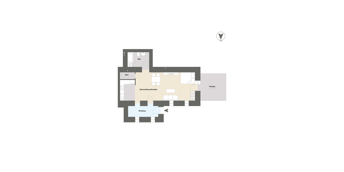 Etagenwohnung Darmstadt Bessungen - 1 Zimmer, 75 m&sup2;, 359.000&euro; | Angebot:25772865