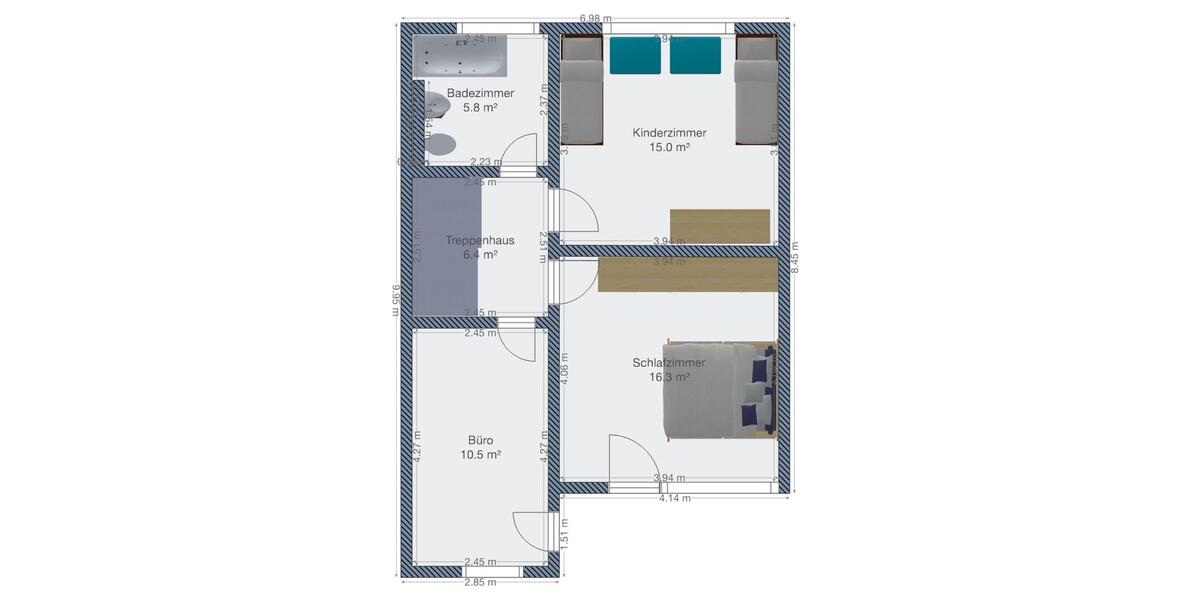 Reihenhaus Frankfurt am Main Nord-West - 4 Zimmer, 108 m&sup2;, 620.000&euro; | Angebot:26745774