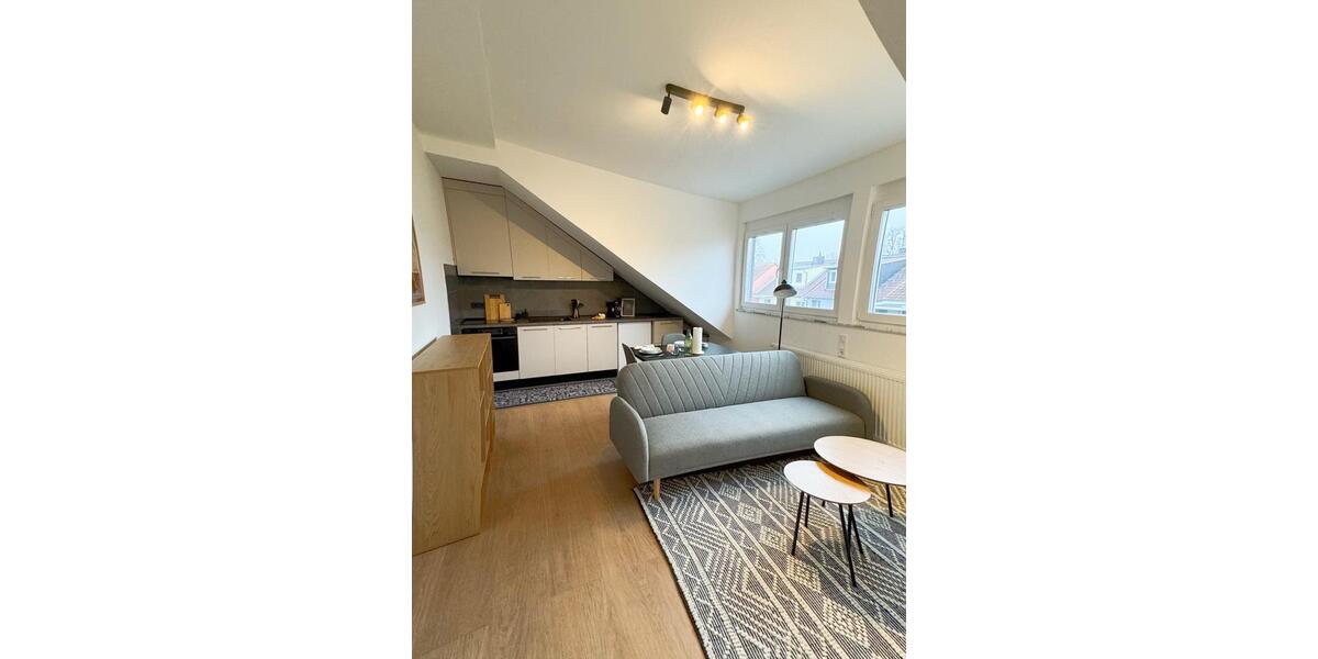 ERSTBEZUG | voll möbilierte Dachgeschosswohnung | 42qm | 1.5 zimmer