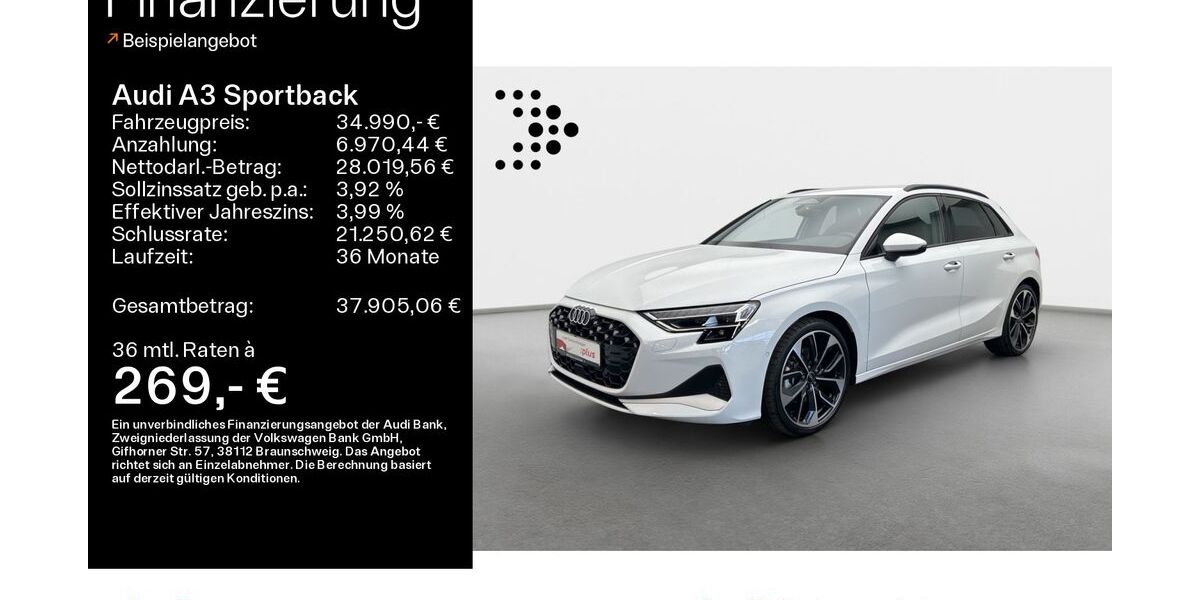 Audi A3 5.694 km 34.990 &euro; Hofheim 65719