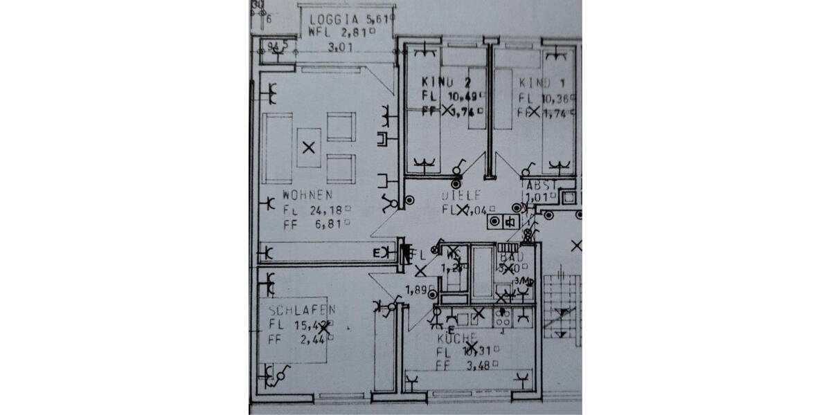 Etagenwohnung Frankfurt am Main Sindlingen - 4 Zimmer, 89 m&sup2;, 900&euro; | Angebot:26213098