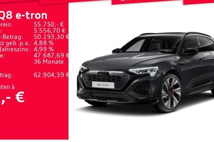Audi Q8 e-tron 49.845 km 54.750 &euro; Frankfurt am Main 60326