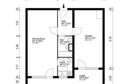 Wohnung Hattersheim - 2 Zimmer, 67 m&sup2;, 175.000&euro; | Angebot:25755422