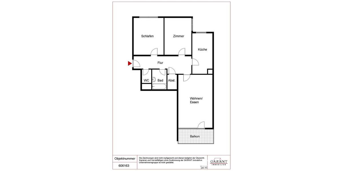 Etagenwohnung Griesheim - 3 Zimmer, 86 m&sup2;, 220.000&euro; | Angebot:25682598