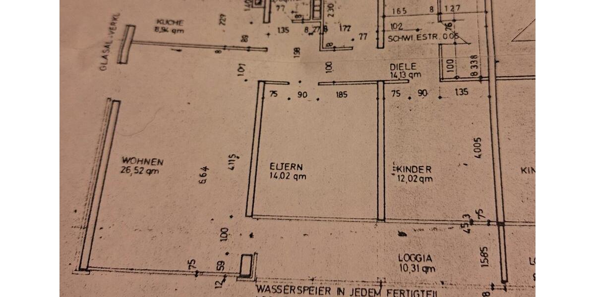Etagenwohnung Groß-Gerau Gerau - 3 Zimmer, 86 m&sup2;, 250.000&euro; | Angebot:27000316