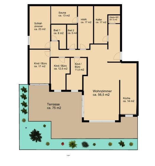 Dachgeschoßwohnung Friedrichsdorf - 5 Zimmer, 180 m&sup2;, 2.430&euro; | Angebot:24395407