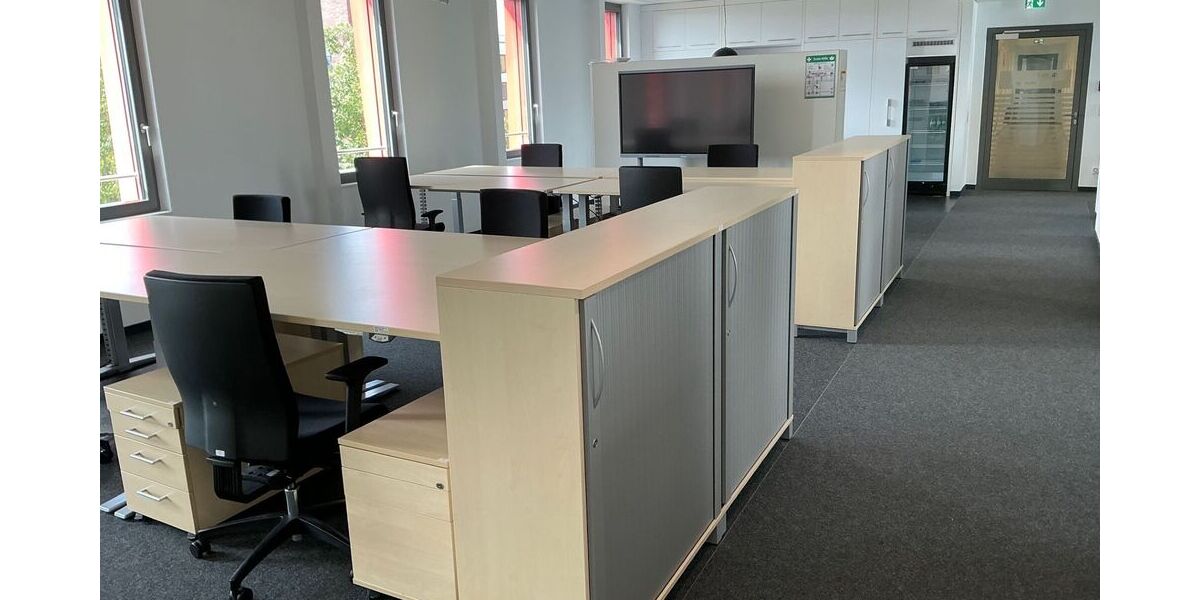 Nachmieter gesucht! Moderne, effizient nutzbare Bürofläche Flughafen Frankfurt, vollmöbliert - Gewerbeobjekt Frankfurt am Main Flughafen | Angebot:27261812