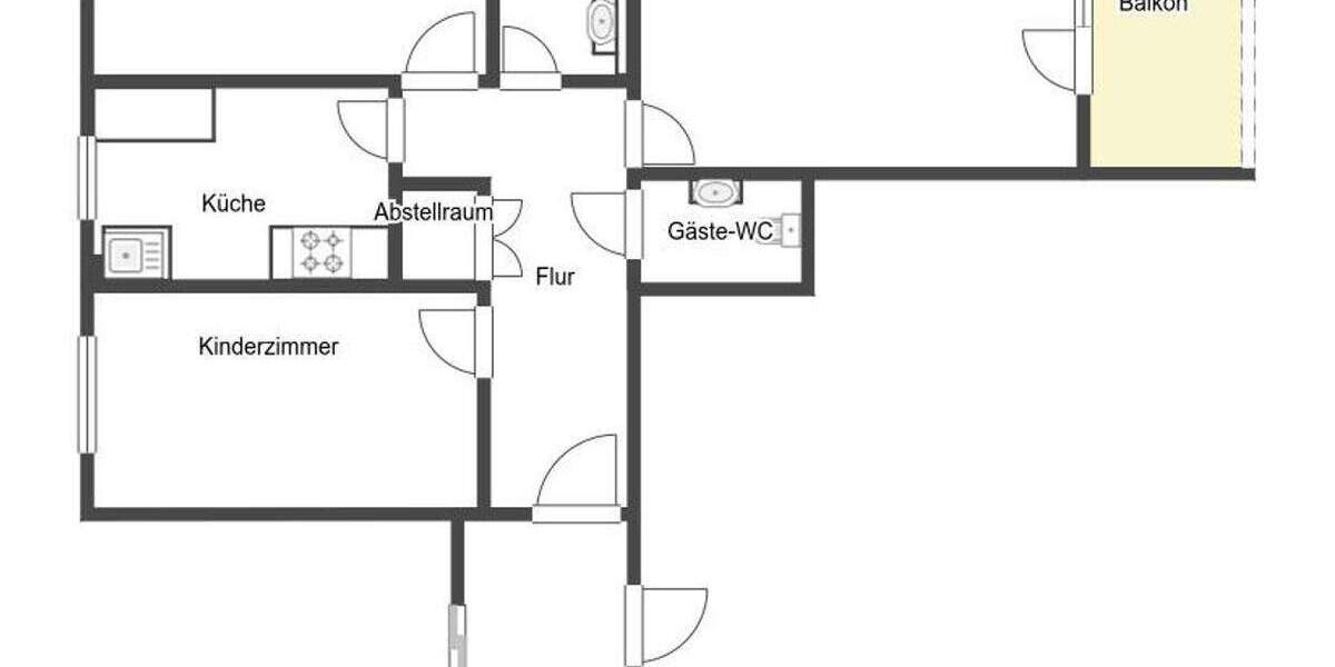 Etagenwohnung Rodgau Nieder-Roden - 3 Zimmer, 78 m&sup2;, 159.000&euro; | Angebot:25705612